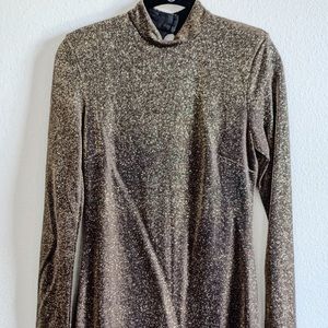 Gold Glitter H&M Dress